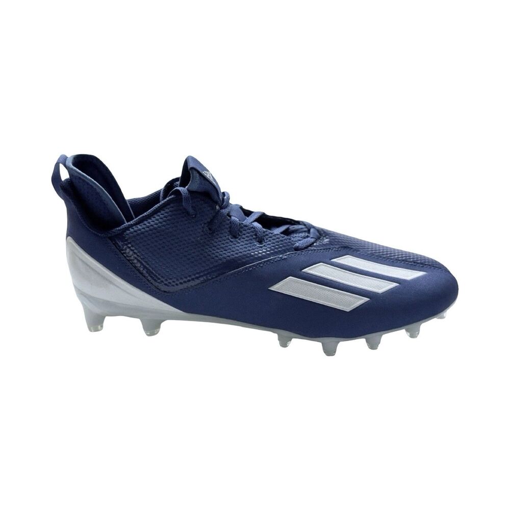 Size 15 Adidas Adizero Scorch 2 SM Blue White Mens Football Cleats GZ0403
